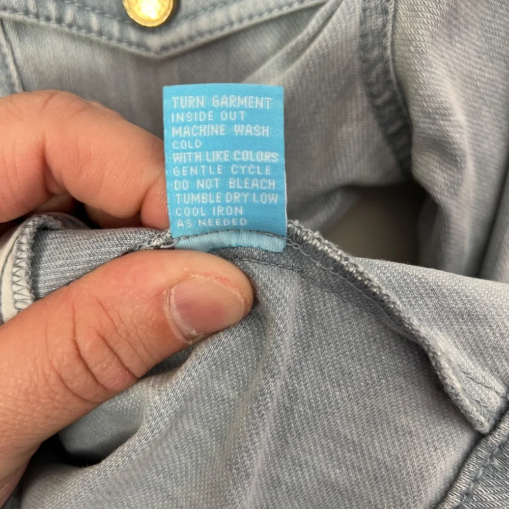 J MCLAUGHLIN Light Wash Denim Jean Jacket SMALL - Picture 4 of 5